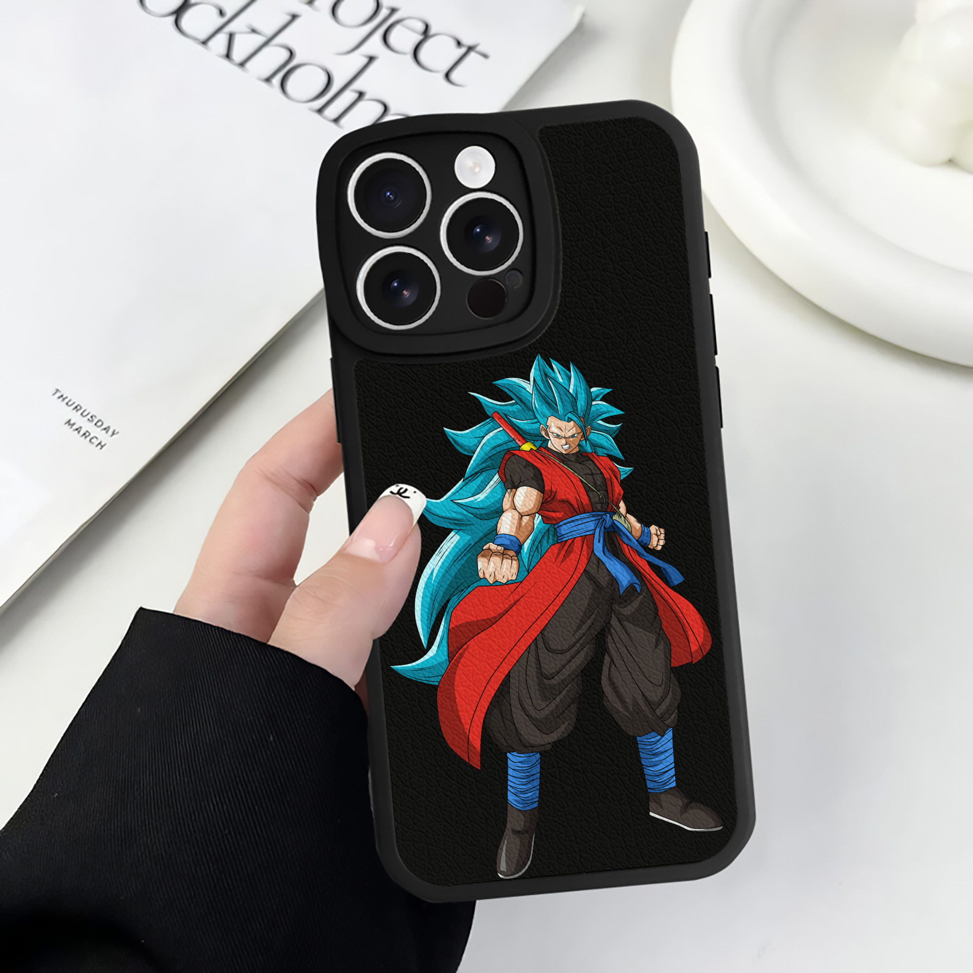 （画像用） ドラゴンボール ベジット DRAGON BALL Vegetto 【iPhone 16シリーズ対応】シリコンスマホケース（レザー調） 材質：シリコン